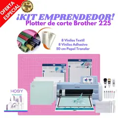 BROTHER - Plotter de corte Scan 225 + Base de corte + Herramientas Hoby