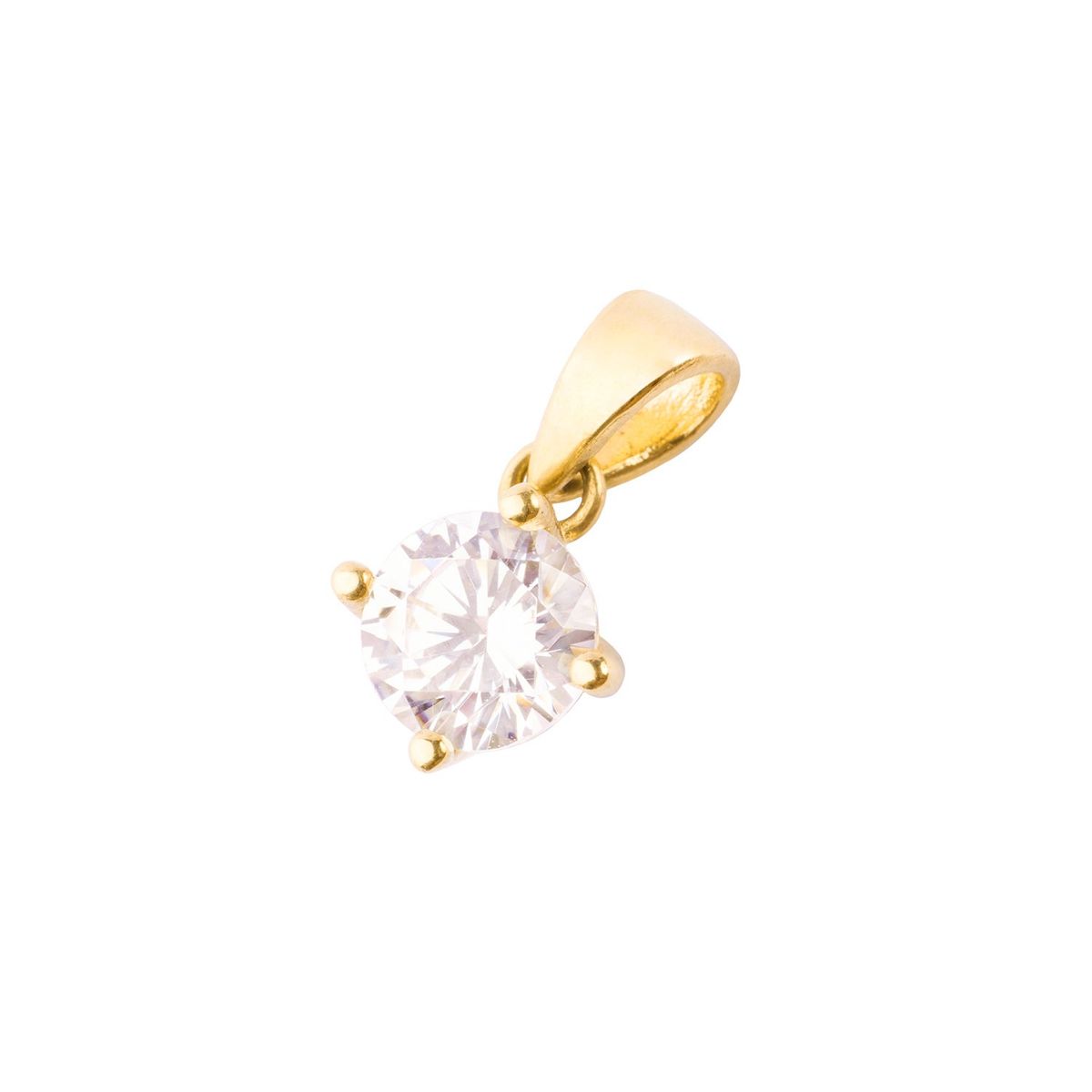 JB JOYAS BARON - Colgante de Oro 18kt Circon Cuatro Grifas