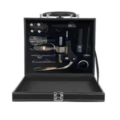 MUNDO ONLINE - Set Maletín Descorchador De Vino Eco Cuero Elegante Cobre