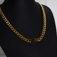 Set Cadena Pulsera Grumet Cubana Acero Inoxidable 8mm Collar