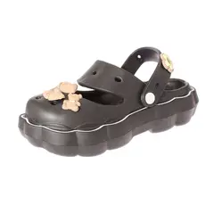 GENERICO - Sandalia Para Mujer Color Negro