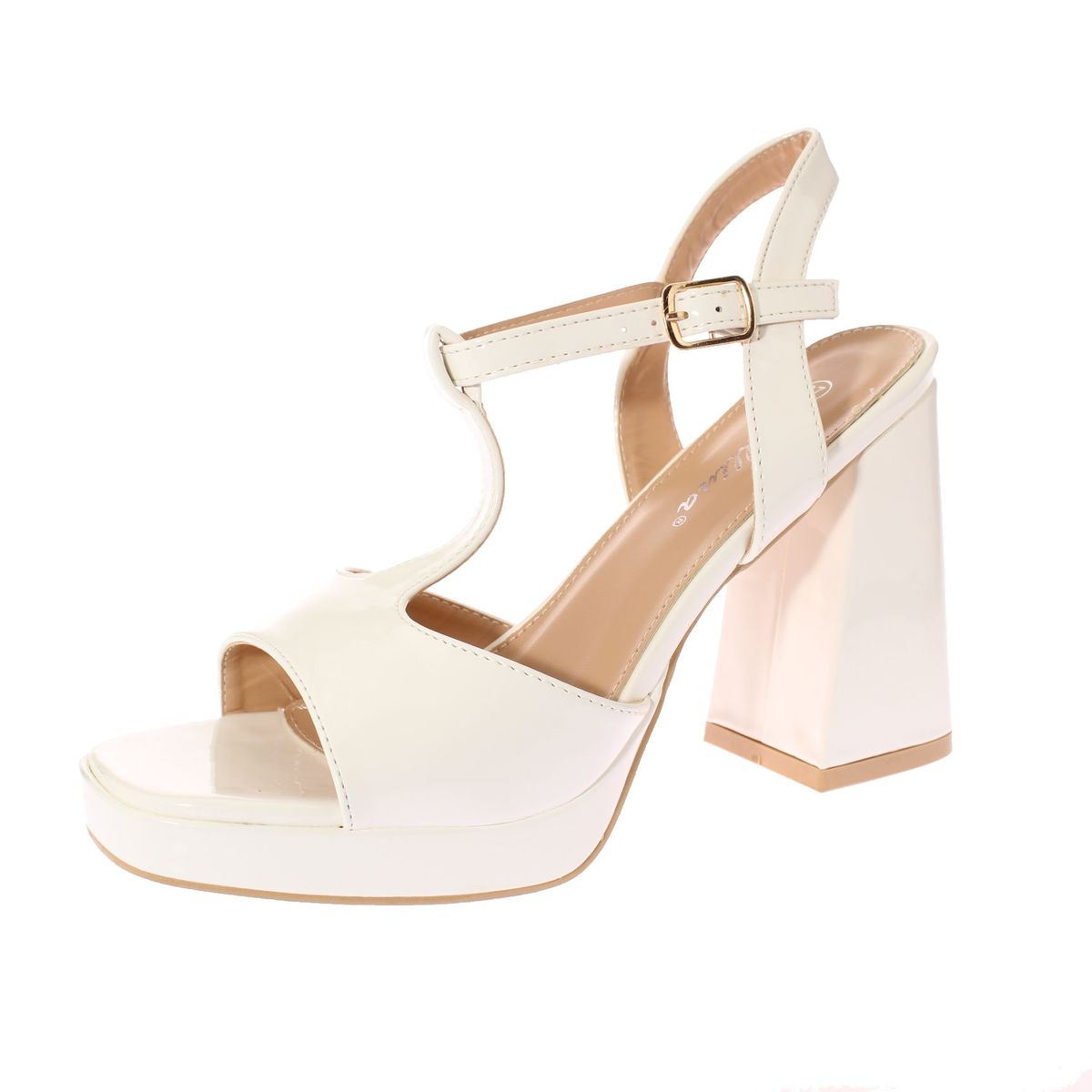 VIA FRANCA - Sandalia Fiesta Para Mujer Color Blanco