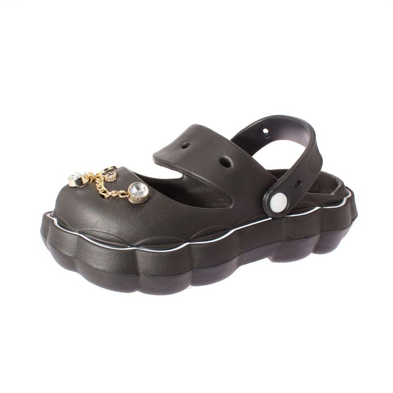 GENERICO - Sandalia Para Mujer Color Negro