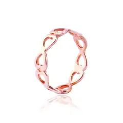JB JOYAS BARON - Anillo de Plata Esterlina 925 Rose Tipo 47