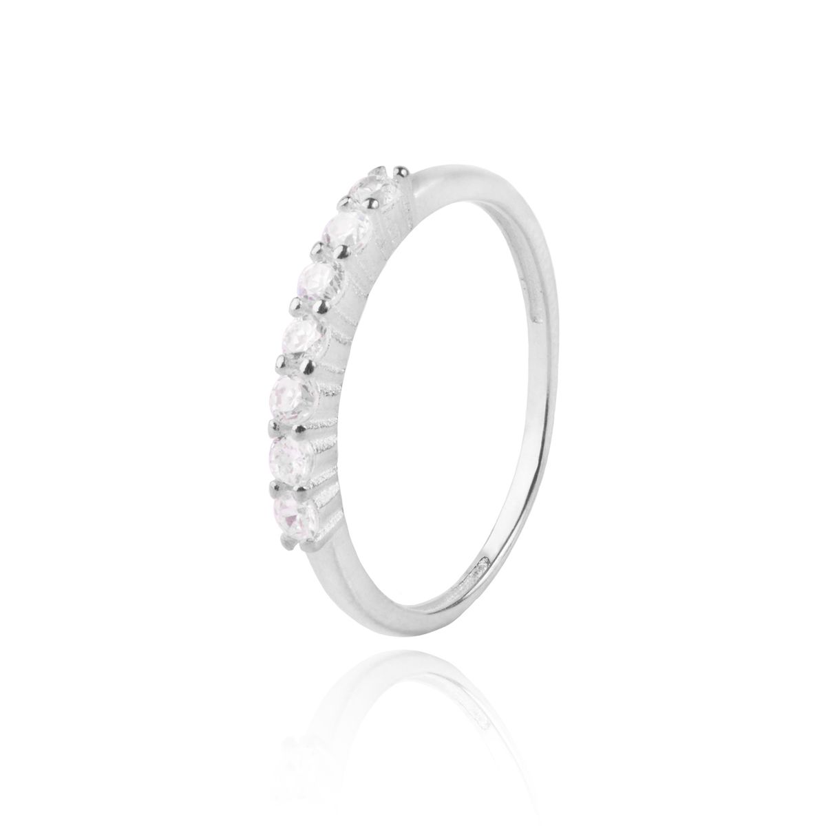 JB JOYAS BARON - Anillo de Plata Esterlina 925 Siete Circones