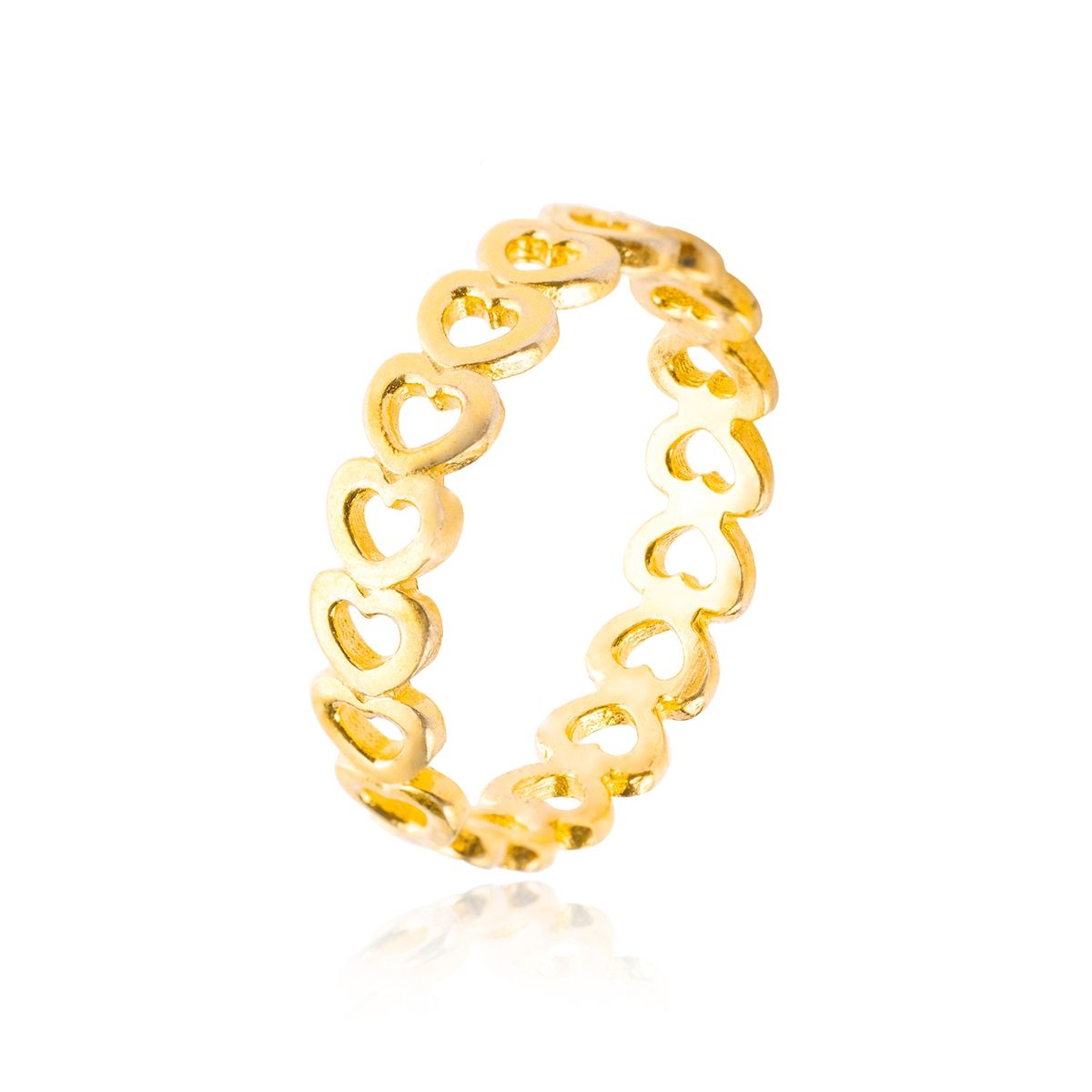 JB JOYAS BARON - Anillo de Plata Esterlina 925 Corazon en Liso 39