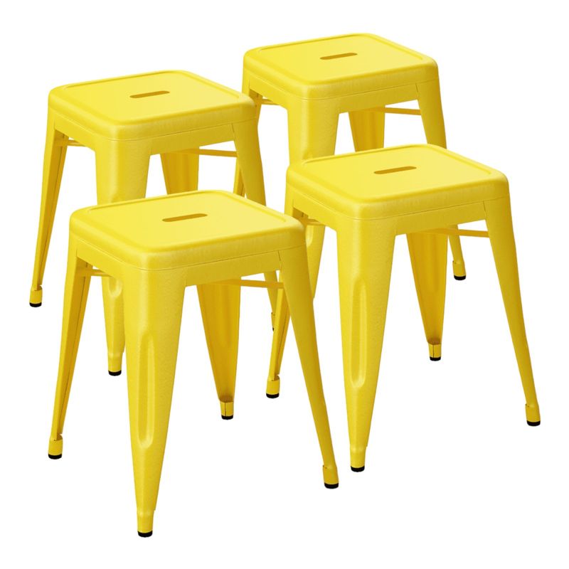 PROCHEF - Pack 4 Unidades Piso Tolix Amarillo Brillante