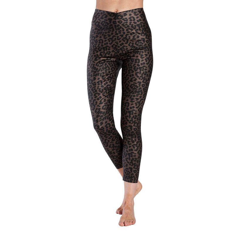MONARCH - Leggings Ecocuero Zinari - Café Monarch