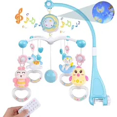 GENERICO - Móvil Para Bebé Musical Con Luces Proyección Y Temporizador