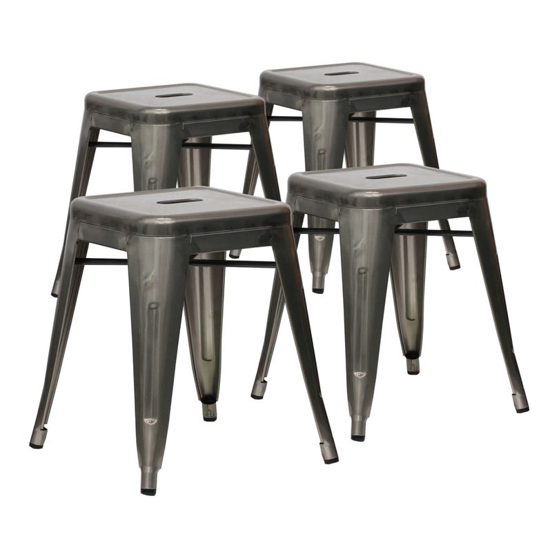 PROCHEF - Pack 4 Unidades Piso Tolix Gris Gunmetal