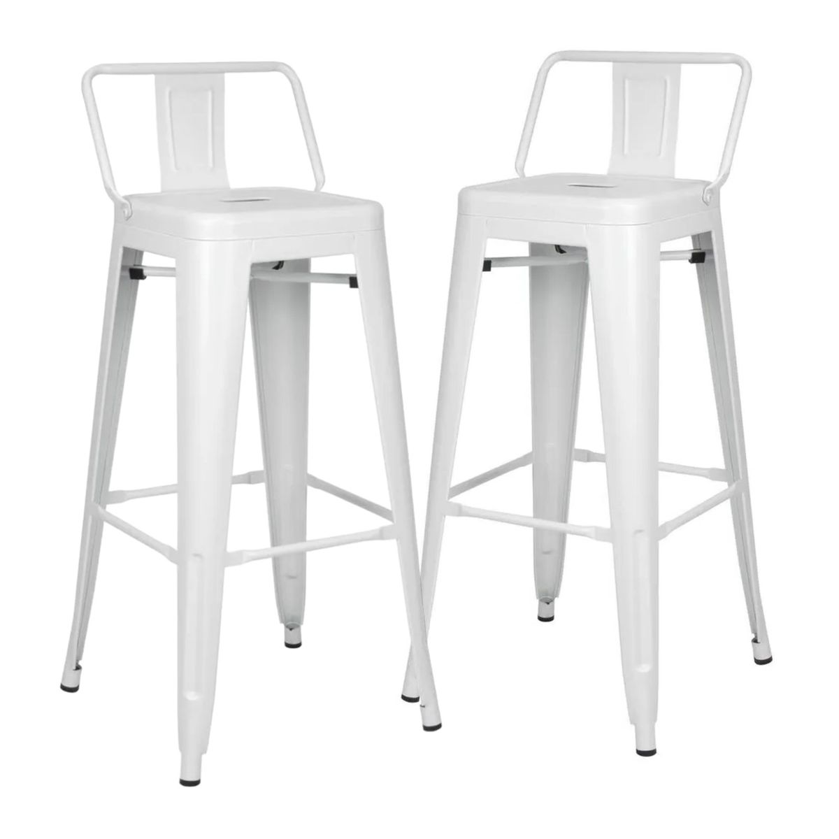 PROCHEF - Pack 2 Unidades Silla Alta Tolix Blanco Brillante