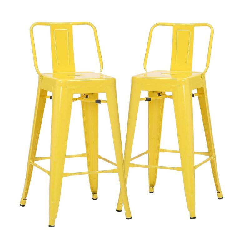 PROCHEF - Pack 2 Unidades Silla Alta Tolix Amarillo Brillante
