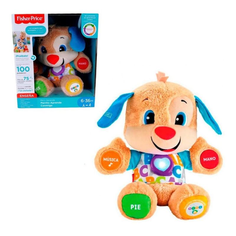 FISHER PRICE - Rie Y Aprende Perrito Aprende Conmigo Fisher Price