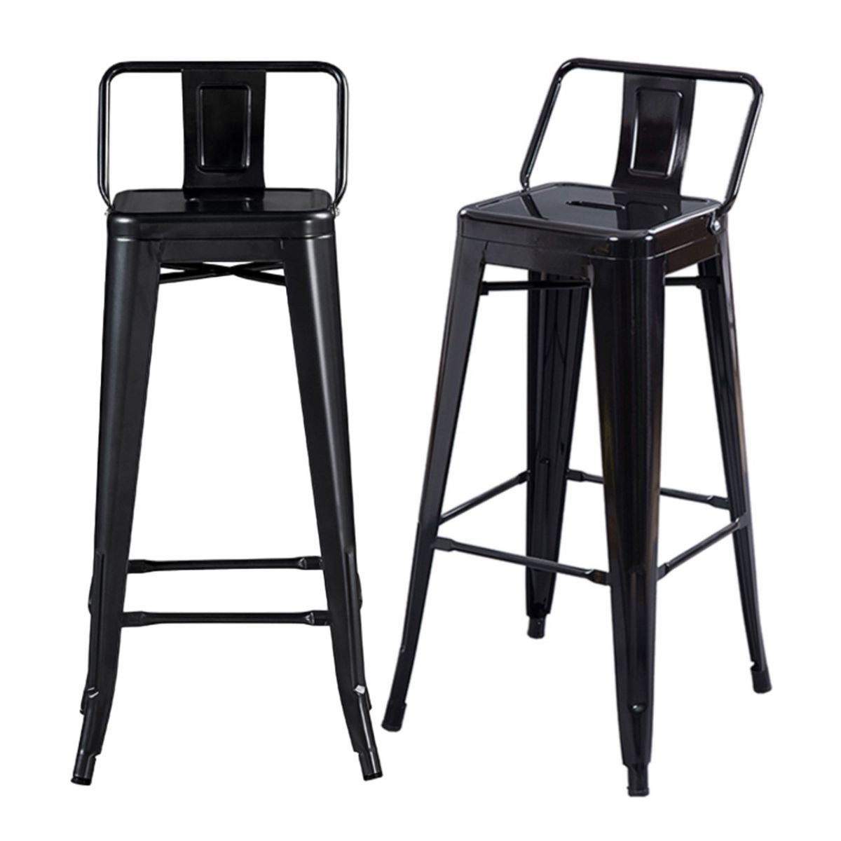 PROCHEF - Pack 2 Unidades Silla Alta Tolix Negro Mate