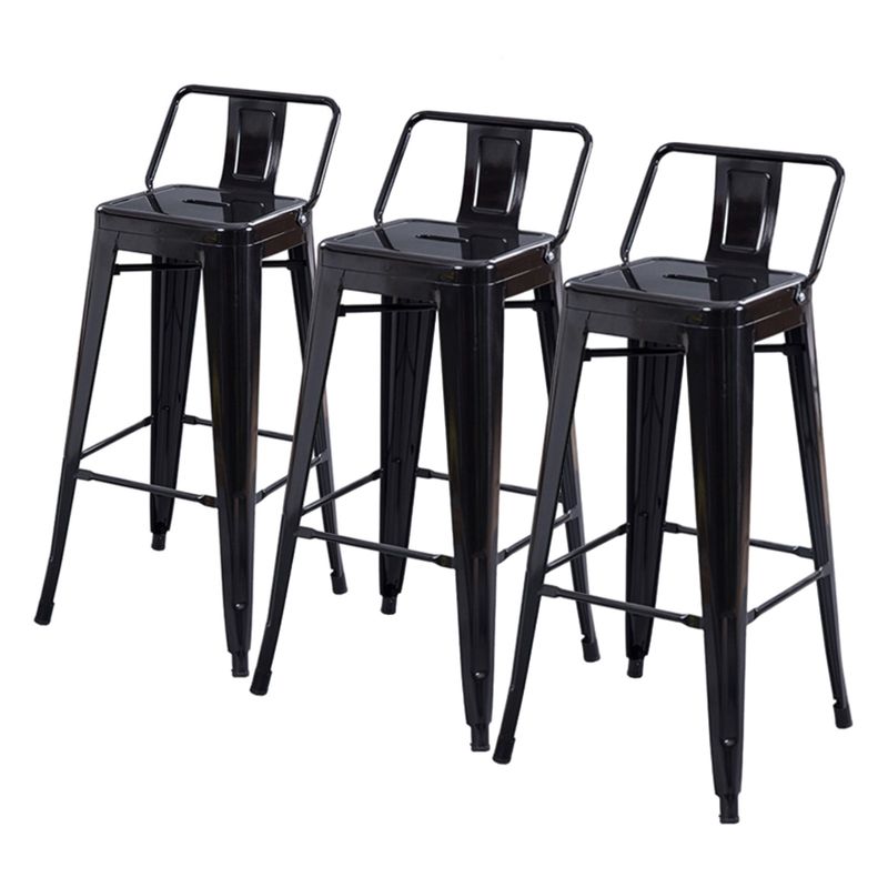 PROCHEF - Pack 3 Unidades Silla Alta Tolix Negro Mate