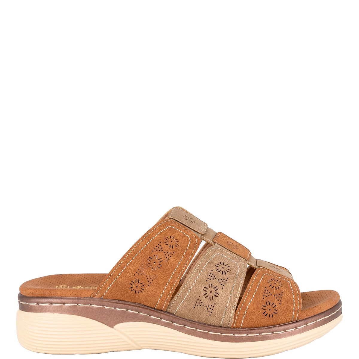 PASSER - Sandalia Mujer Caramelo Bell Passer