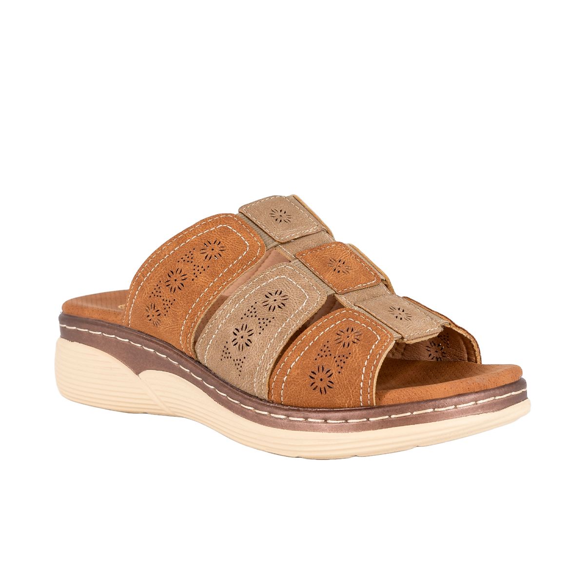 PASSER - Sandalia Mujer Caramelo Bell Passer