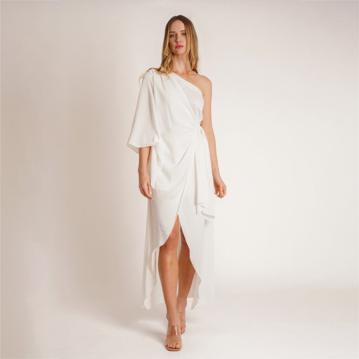 GUINDA - Vestido con Lazo Rant Guinda