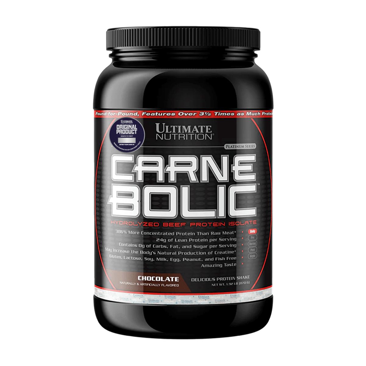 ULTIMATE NUTRITION - Carnebolic, Proteína carne (1,92 Lb) - Original
