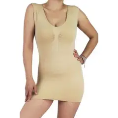 LOOK SHOP - Camiseta Musculosa Mujer Faja Reductora Nylon Compresión 961