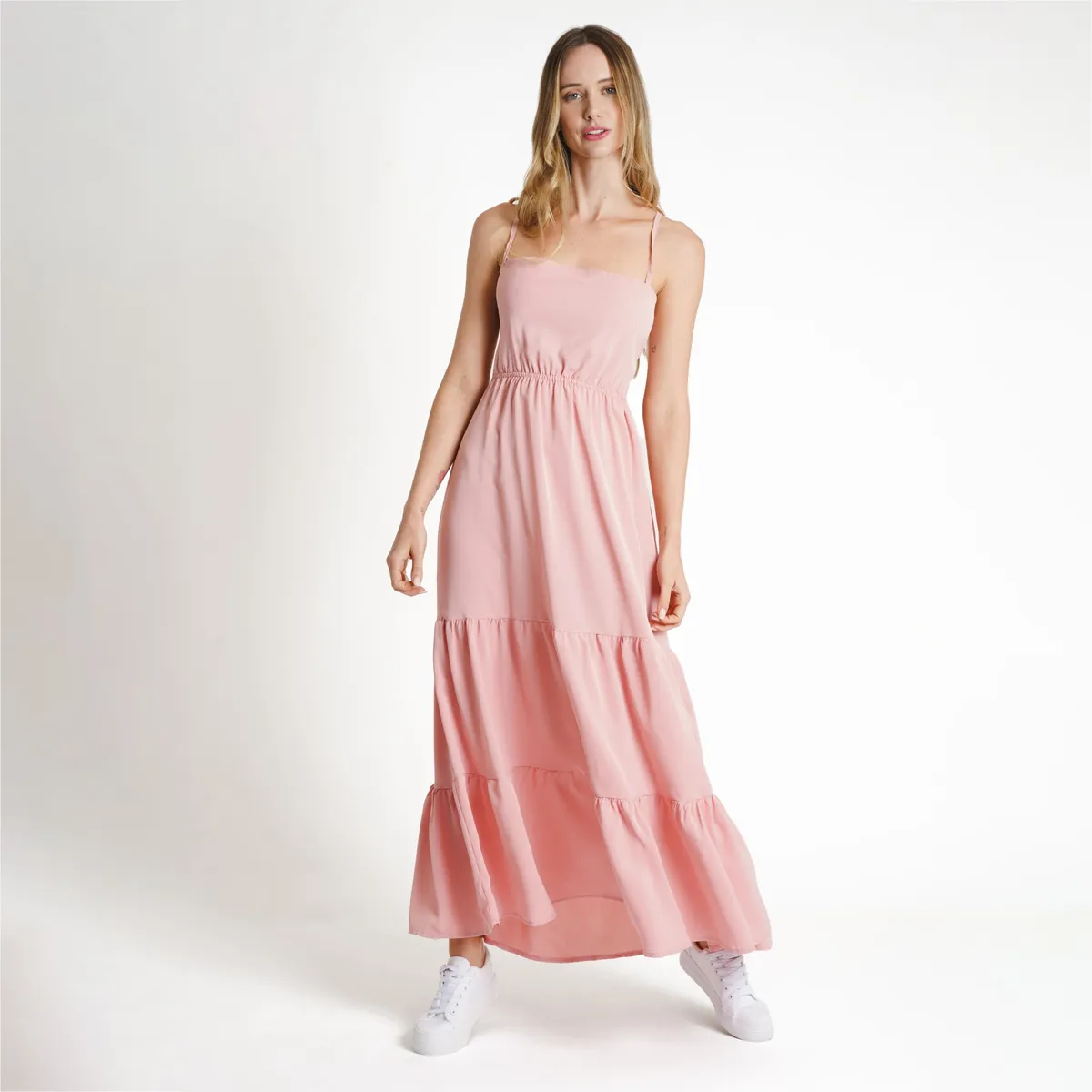 GUINDA - Vestido con Pabilo Pearl Guinda
