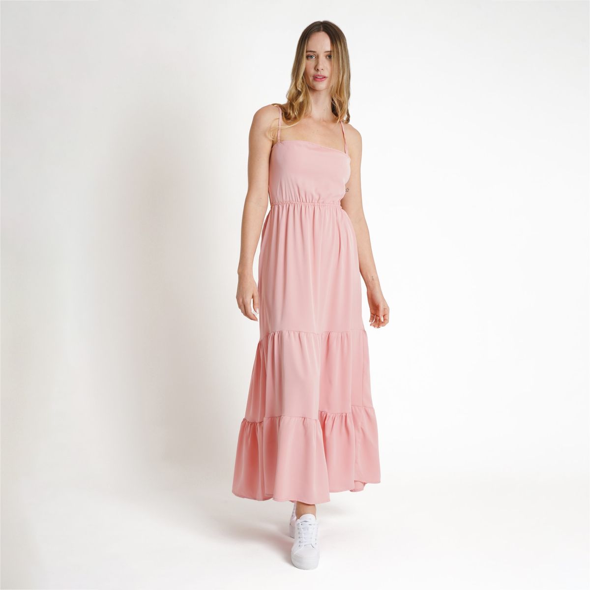 GUINDA - Vestido con Pabilo Pearl Guinda