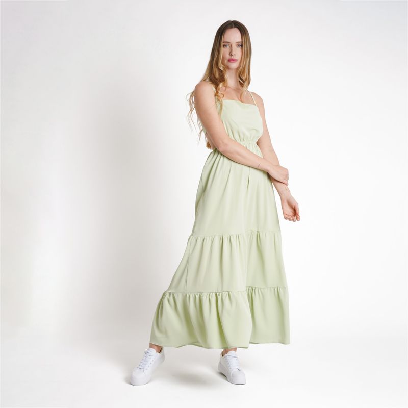GUINDA - Vestido con Pabilo Pearl Guinda