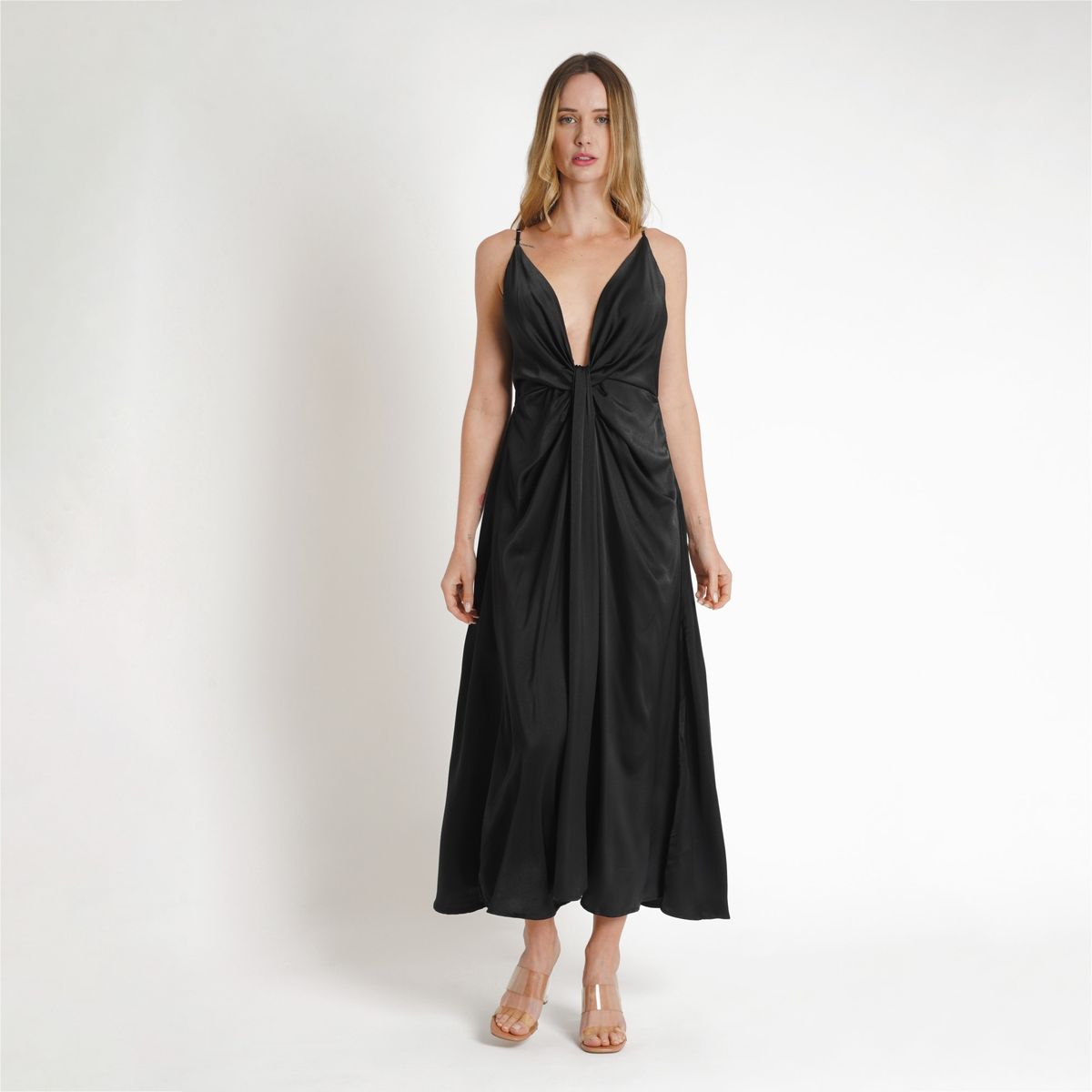 GUINDA - Vestido con Pabilos Farra GUINDA