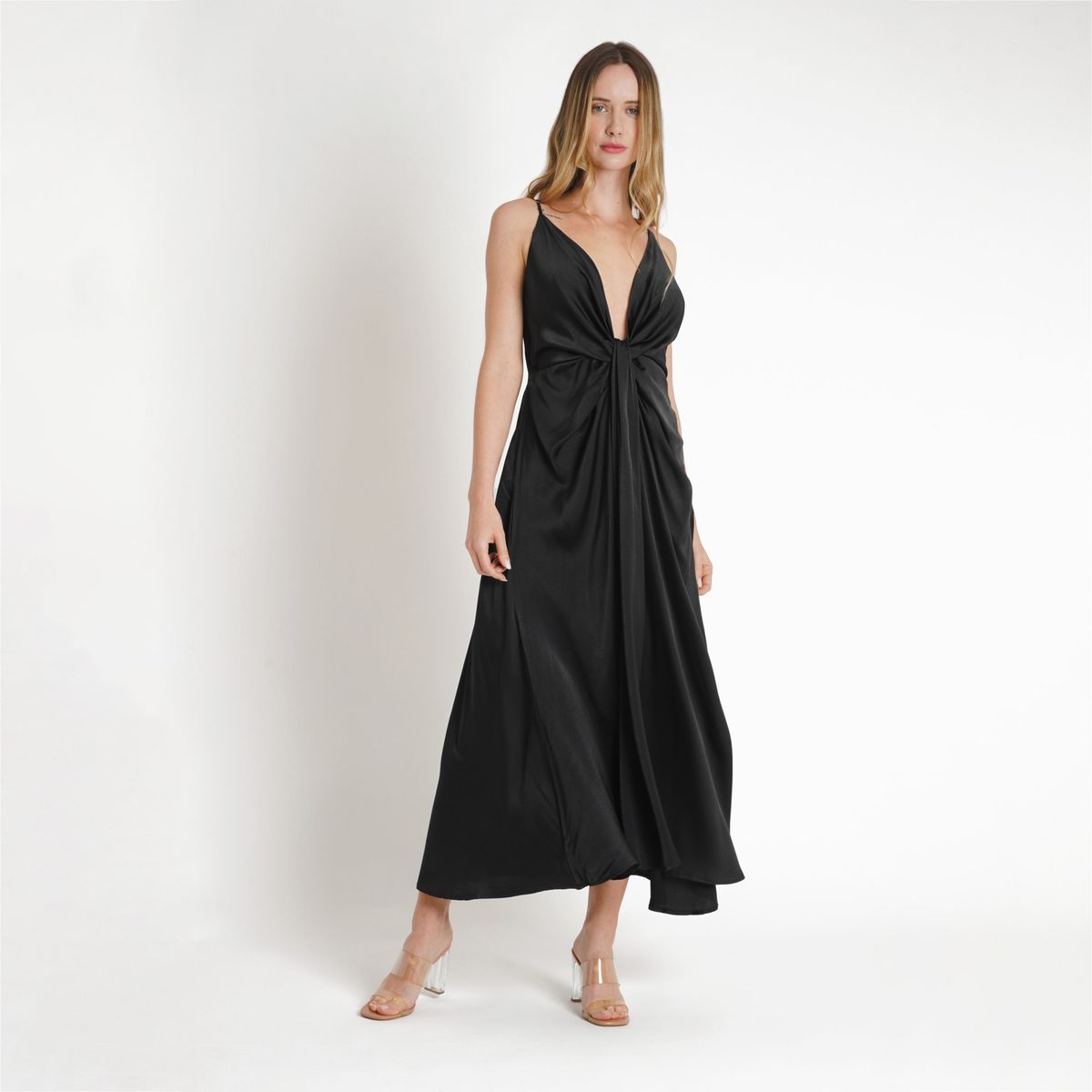 GUINDA - Vestido con Pabilos Farra GUINDA