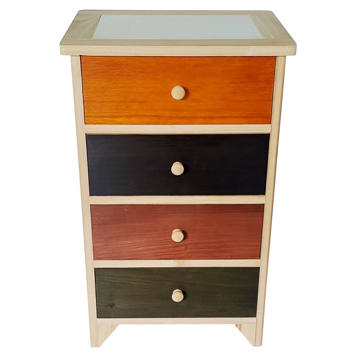 LOVEN - Cajonera Dilsen Cuatro Cajones Multicolor