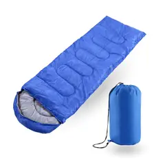 PWRFITNESS - Saco de Dormir Extendible color Azul