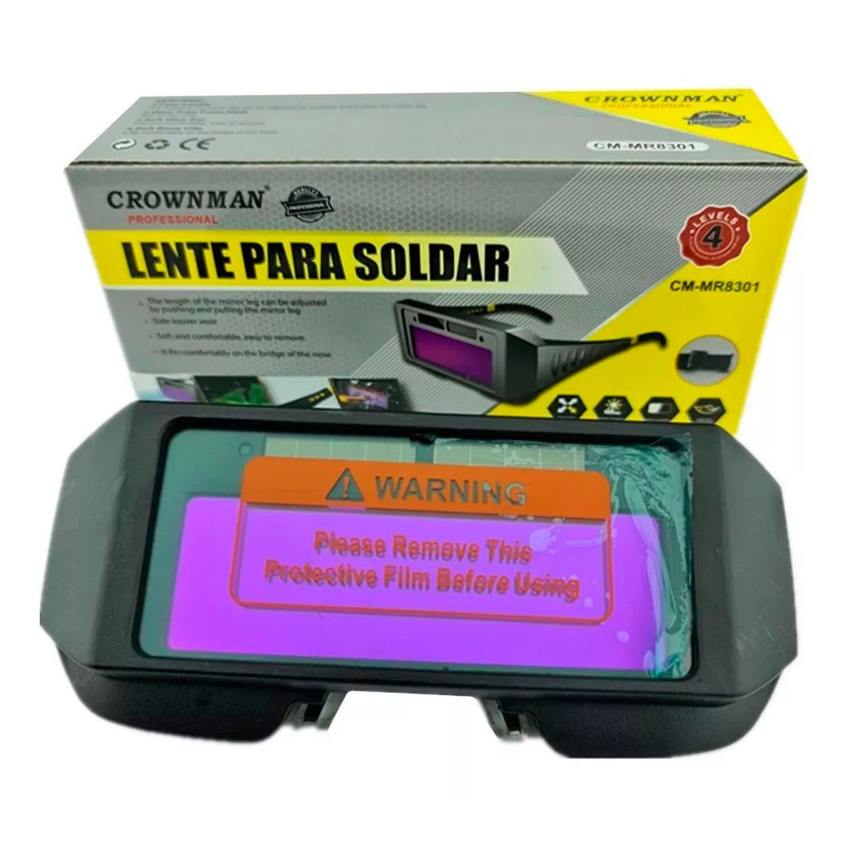 GENERICO - Lentes Para Soldar Fotosencible Crownman