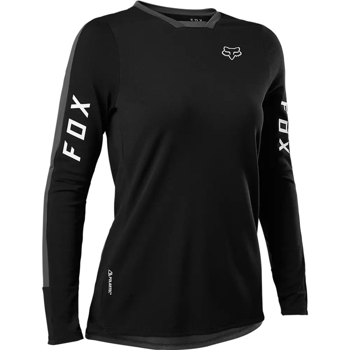 FOX - Polera Bicicleta Mujer Defend Pro Manga Larga Negro Fox FOX