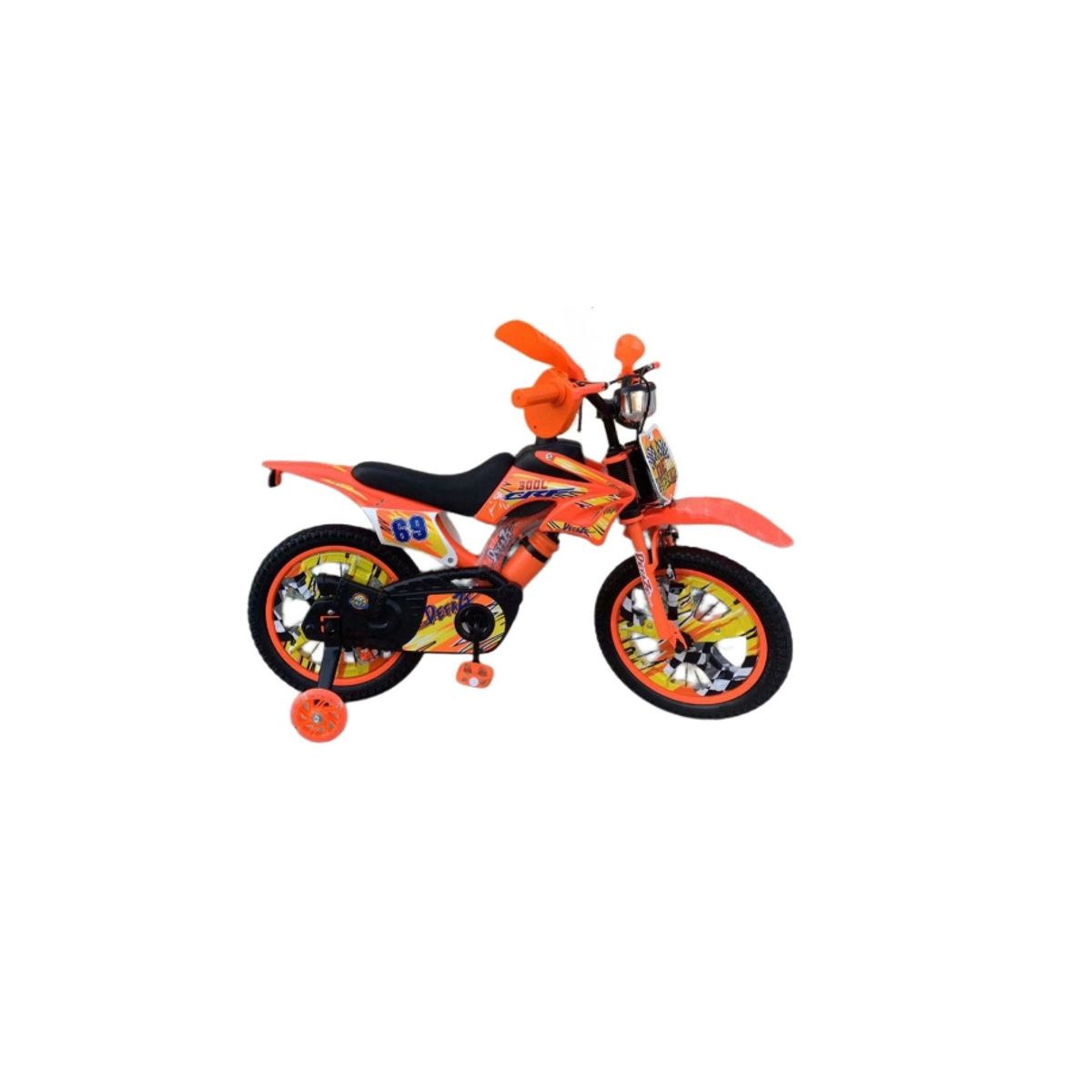 GENERICO - Motocicletas Para Niños Con Ruedas De Entrenamiento Aro 16