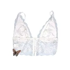 GARSIL - Peto Crop Tops Corto Para Mujer Con Encaje Con Broches