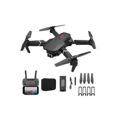 KOLKE - Drone con Cámara Dual HD E88 Wifi 3 Baterías y Protectores
