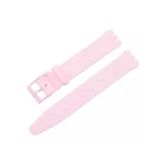 GENERICO - Correa Compatible Relojes Swatch Silicona 19mm Variedad Colores