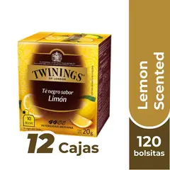 TWININGS - Té Lemon Scented x120 Bolsitas