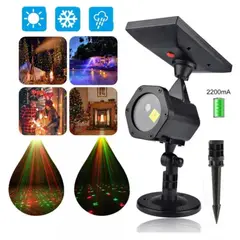 GENERICO - Proyector Laser Solar Con Movimiento Navidad Exterior