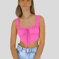 COYOTE ROSA - Top Corset Ester Pink
