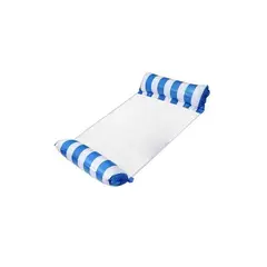 GENERICO - Pack 2 Silla Flotador Cama Inflable Hamaca Agua Piscina Playa
