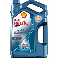 SHELL - Aceite para Motor 10w40 helix HX7 SP 4 Litros