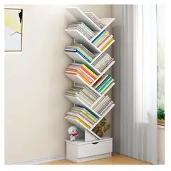 HOMER DESIGN - Biblioteca Librero De Arbol Organizador De Libros Alto 147cm