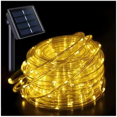 GENERICO - Manguera Tubo Led Solar Tubo Flexible 10 Metros CALIDAS