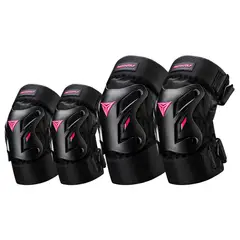 MOTOWOLF - Rodilleras y Coderas Femeninas Para Moto y Deportes MOTOWLOF 1034-P