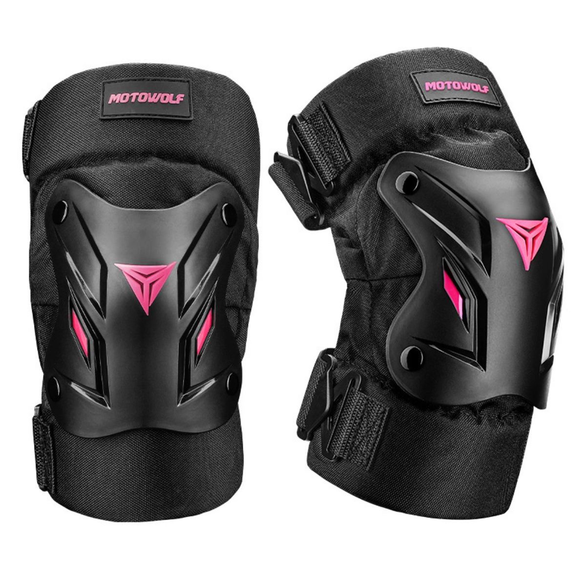 MOTOWOLF - Rodilleras y Coderas Femeninas Para Moto y Deportes MOTOWLOF 1034-P