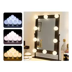 GENERICO - Ampolletas Para Espejo Maquillaje Decoración 10 unidades