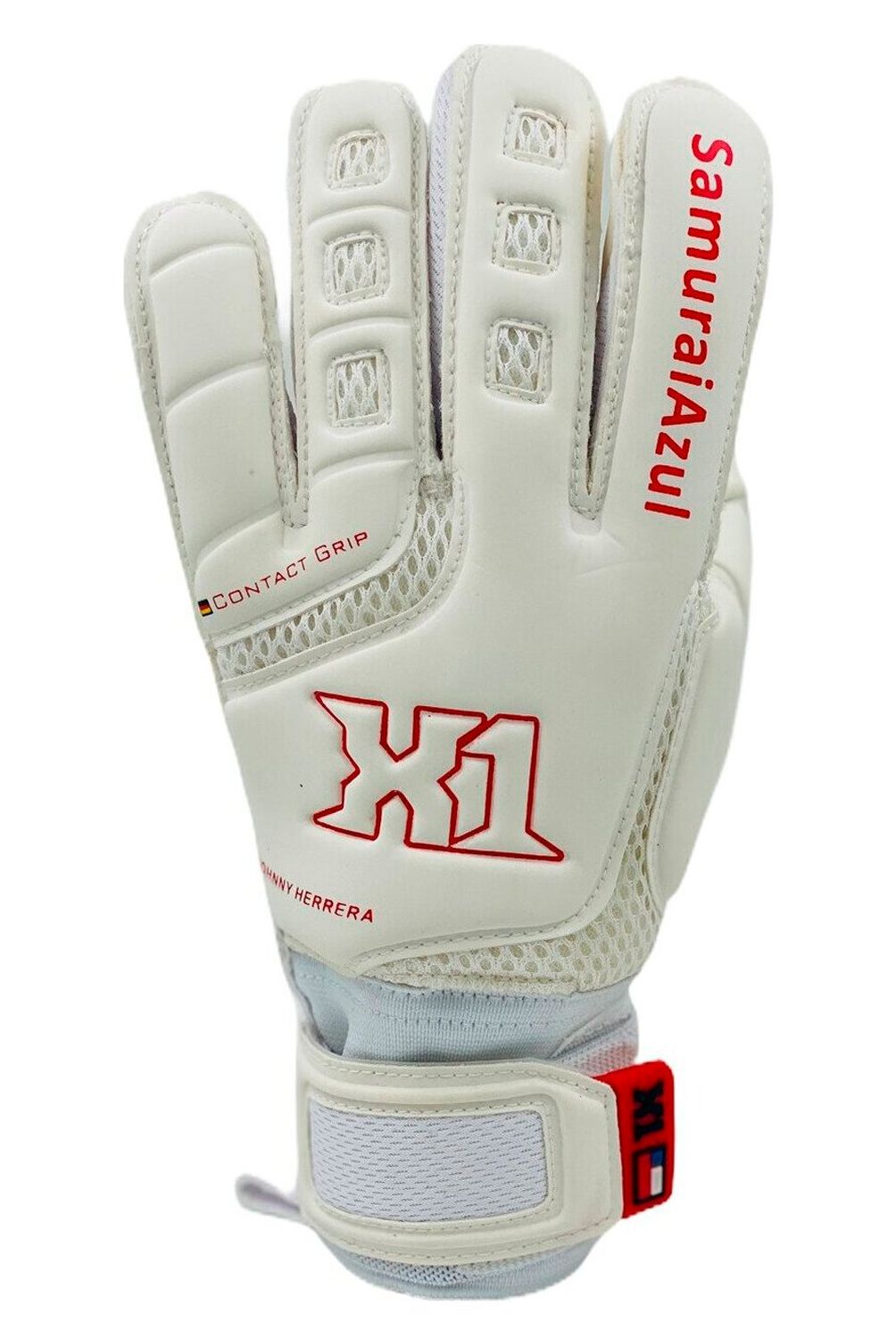 X1 GLOVES - Guantes De Futbol X1 Samurai Azul Kids