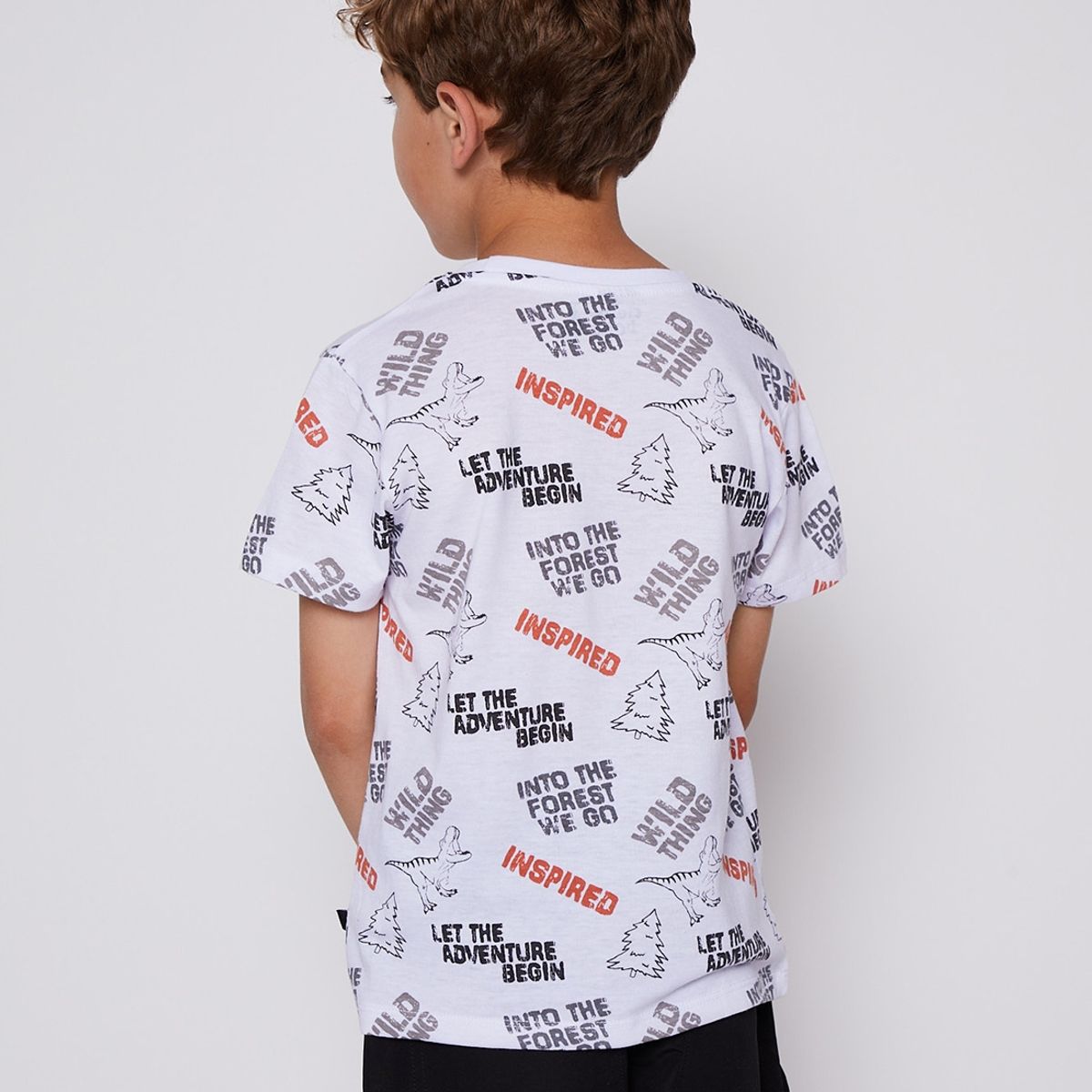 FAMILY SHOP - Polera Niño Sustentable Mini Blanco Family Shop