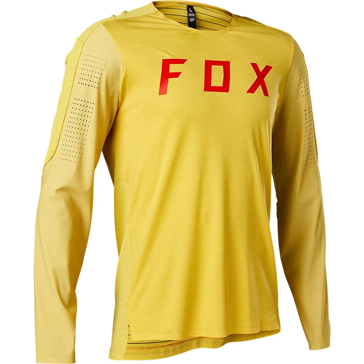 FOX - Polera Bicicleta Flexair Pro Manga Larga Amarillo Fox FOX